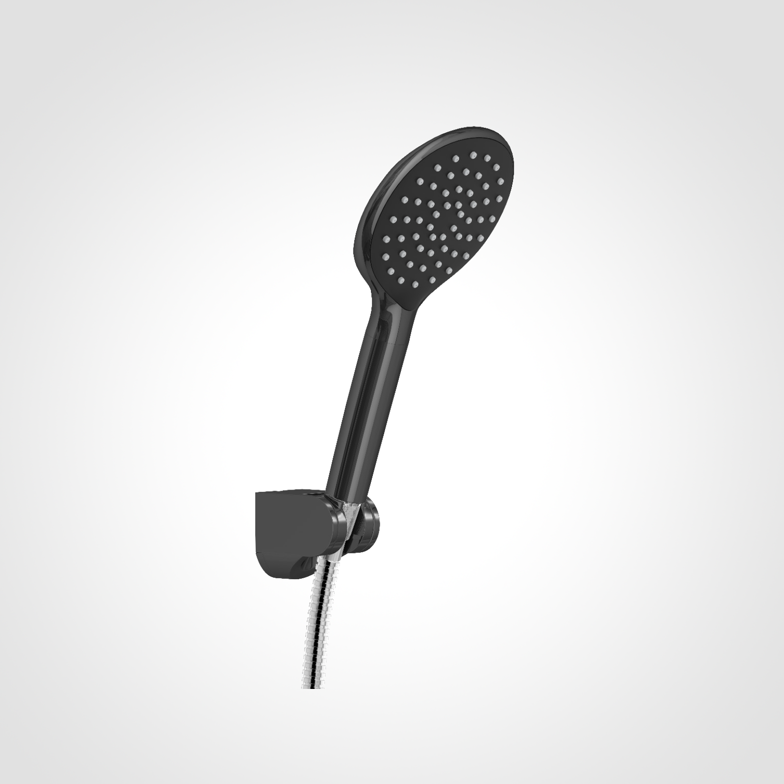 DM2112 HILUX PIANO BLACK SHOWER HEAD SET DuscheLine